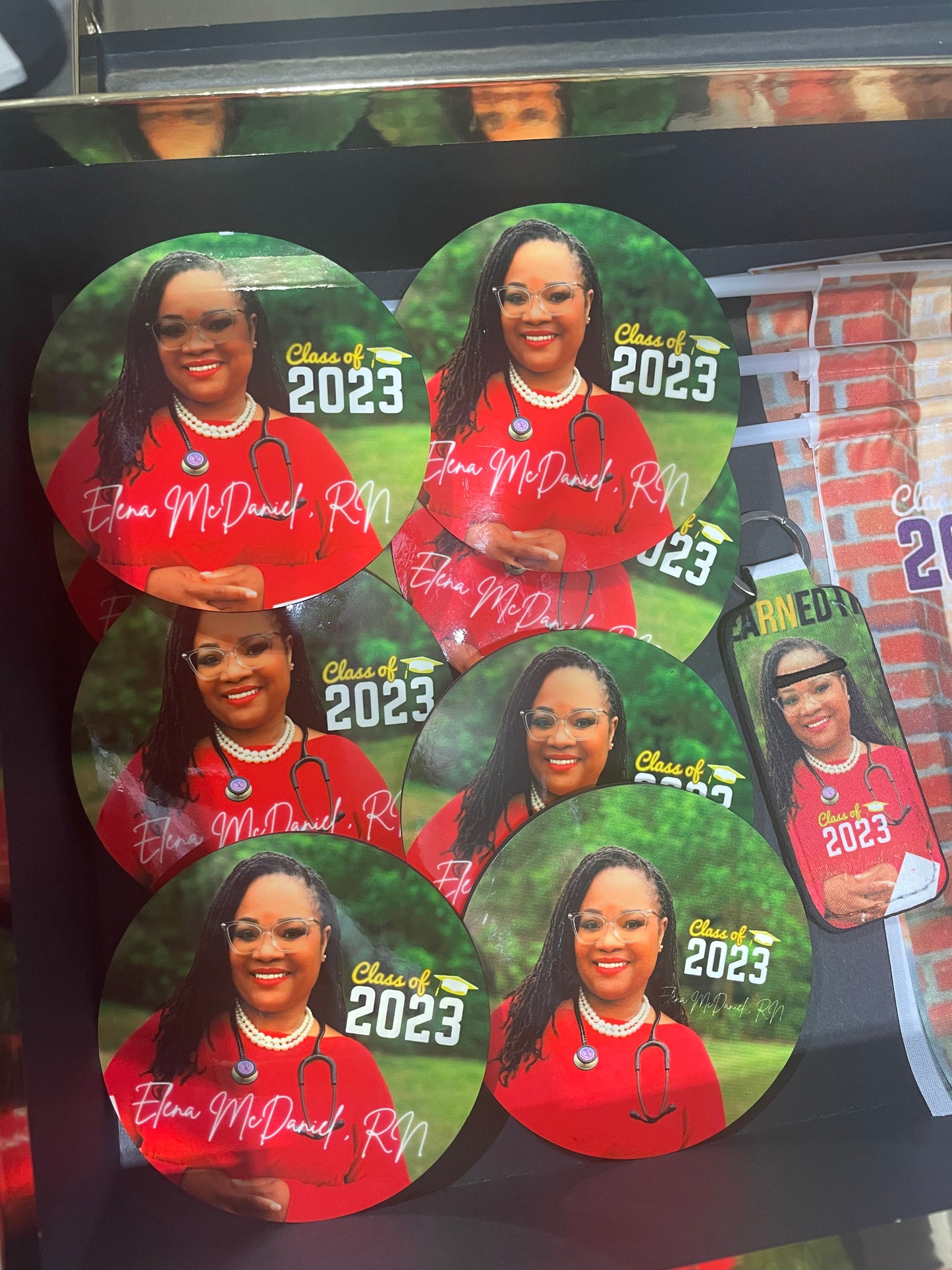 Custom Photo Button/Pin, Photo Badge/ Photo Pins  Inches Round Graduation Buttons / Memorial Buttons / Sports Buttons / Bachelorette Pins / Baby Shower /Gender Reveal