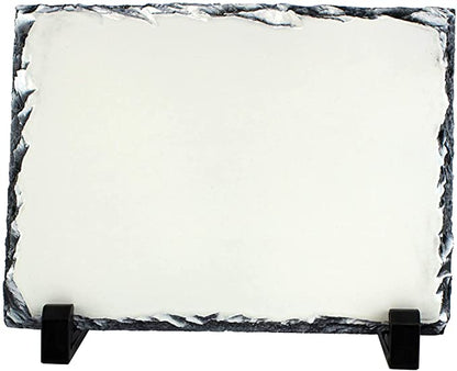 Photo Slate Rock Stone with display holder, Mother's Day / Anniversary / Wedding / Father's Day / Graduation