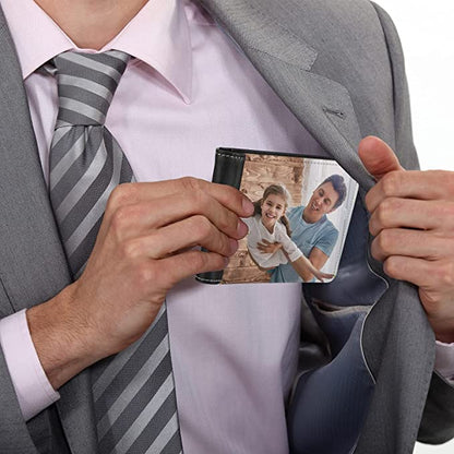 Custom Photo Wallet / Father's Day Photo Wallet / Wedding Gift Photo Wallet  / Graduation Photo Wallet / Photo Wallet Pregnancy Announcement / Photo Wallet  Anniversary / Groomsmen Photo Wallet  / Photo Wallet  Father of the Bride